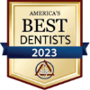 Americas Best Dentists 2023 badge