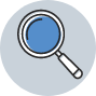 Magnifying glass icon