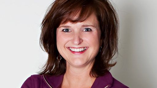 Woman smiling with tooth colored fillings in Greenbelt