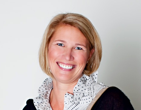 Female dental patient with veneers